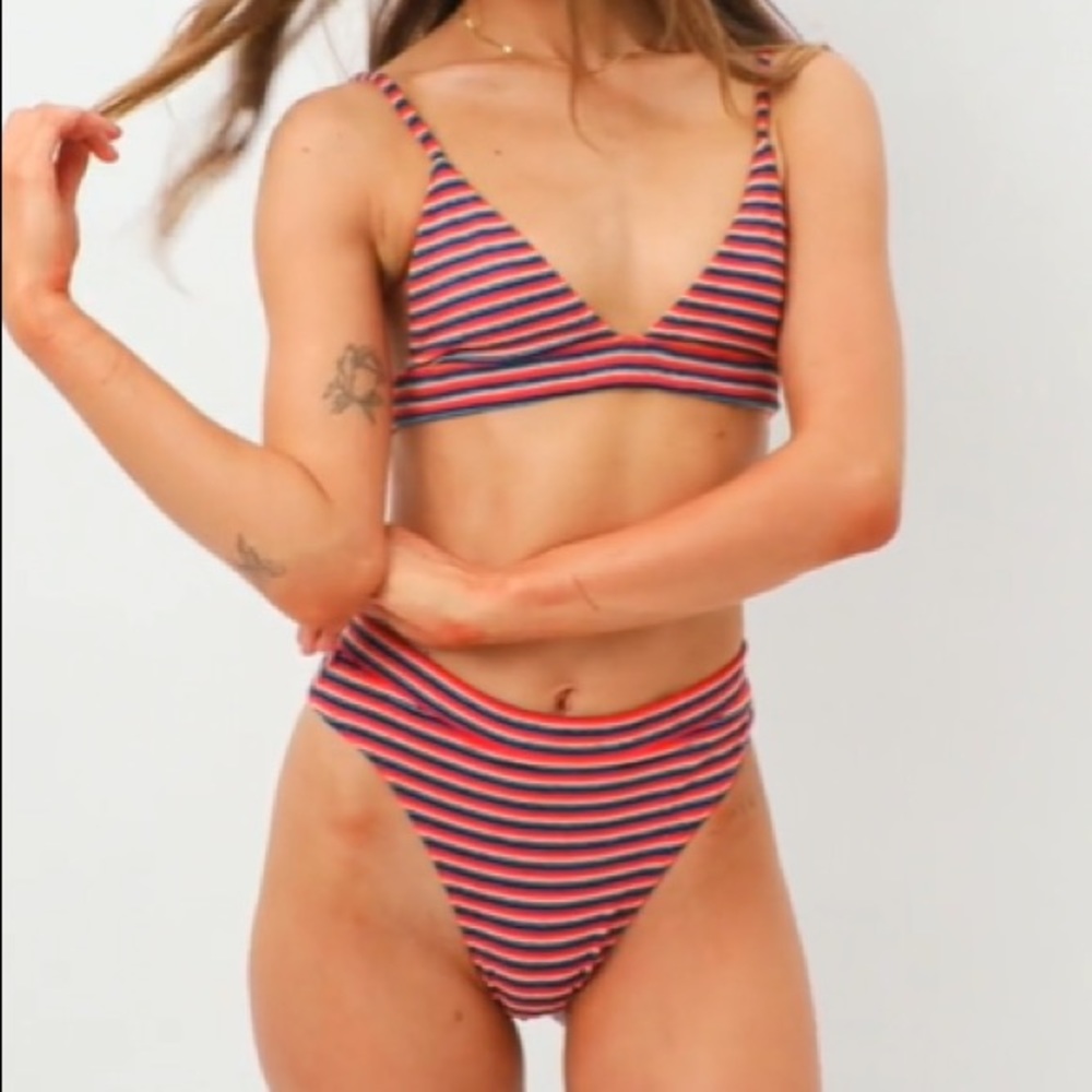 Frankies Bikinis Terry - Sunset Stripe